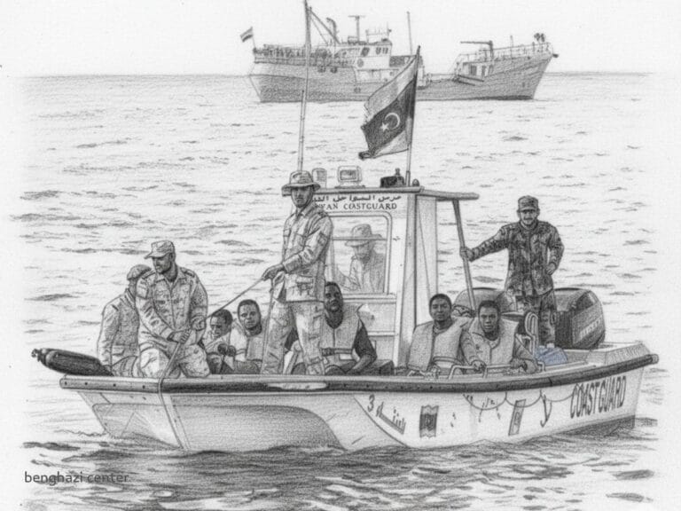 رسم تعبيري بواسطة الذكاء الاصطناعي (خفر السواحل)