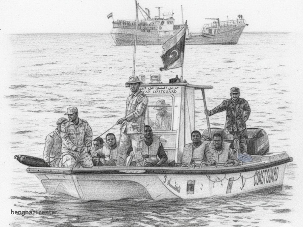 رسم تعبيري بواسطة الذكاء الاصطناعي (خفر السواحل)