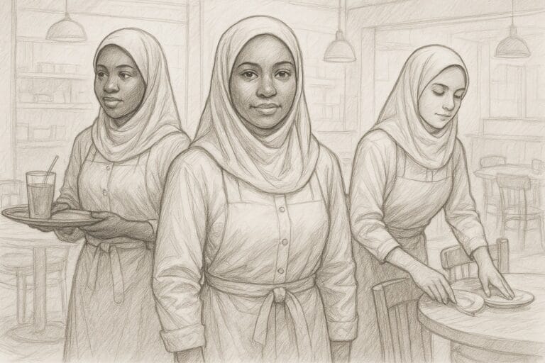 عاملات أجنبيات يعملن في صالات الأفراح بليبيا – رمزية للجهود والظروف الصعبة