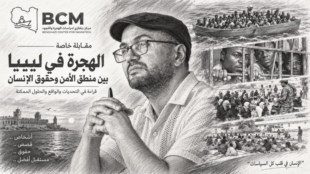 مقابلة خاصة حول الهجرة في ليبيا بين الأمن وحقوق الإنسان مع طارق لملوم
