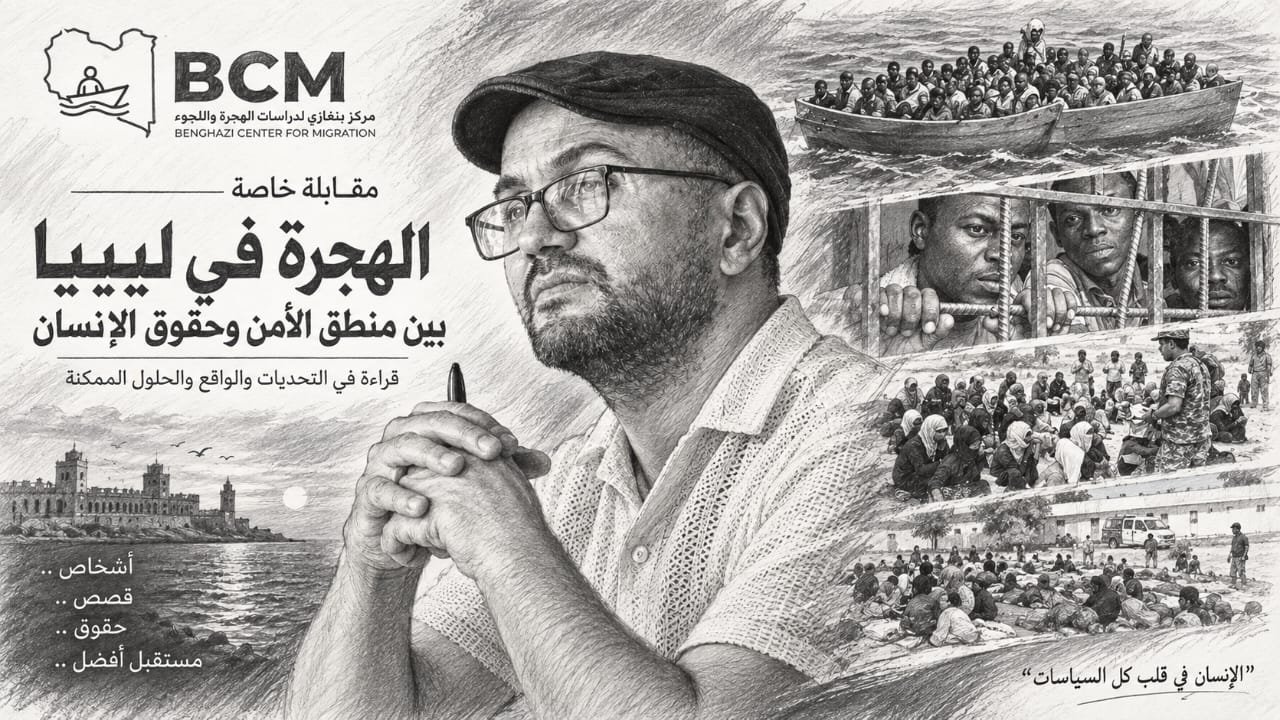 مقابلة خاصة حول الهجرة في ليبيا بين الأمن وحقوق الإنسان مع طارق لملوم